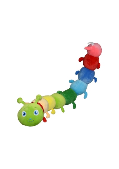 Peluş Tırtıl Yastık Oyuncak Renkli Büyük Boy 90 CM