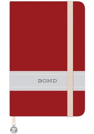 Keskin 9 14 96 Yp.çizgili Ciltli Bond Defter - Kırmızı Kırmızı