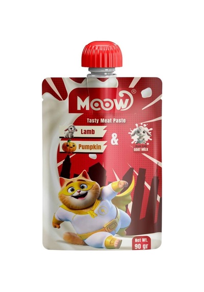 Moow Kuzu Etli Ve Bal Kabaklı Keçi Sütlü Kedi Et Ezmesi 90 Gr