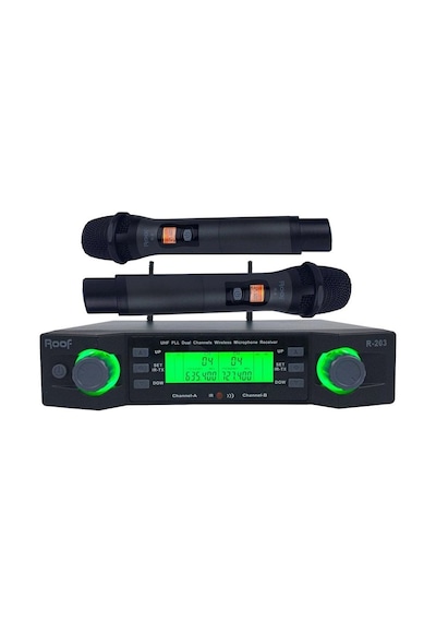Roof R-203 Ee 2 El Uhf Kablosuz Telsiz Mikrofon