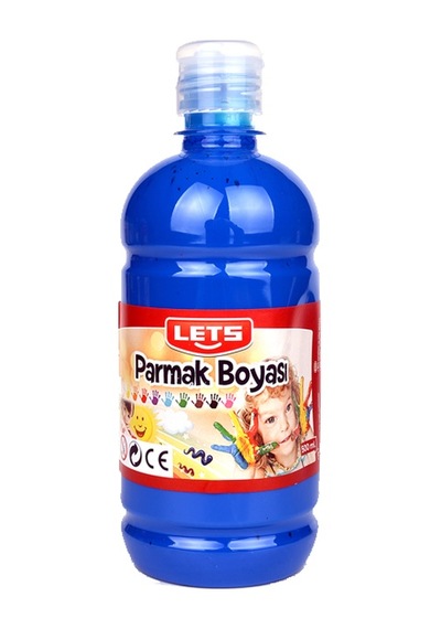 Lets Parmak Boyası 500 Ml Mavi L-5006 Çok Renkli