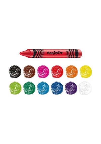 Carioca Wax Pastel Boya 12'li