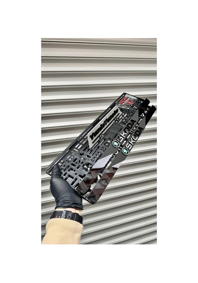 2adet Skoda Uyumlu Pleksi Plakalık - 878384769