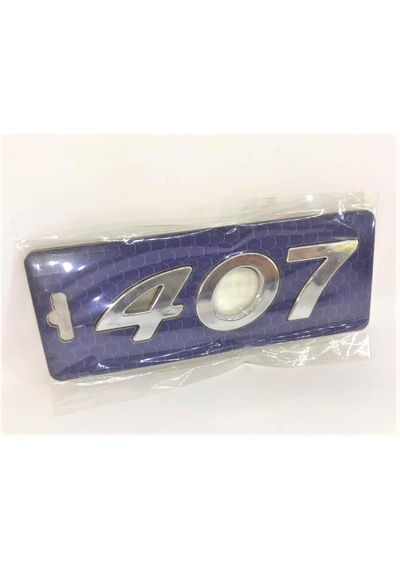 407 Yazısı ( 407 Krom Bagaj Arması )