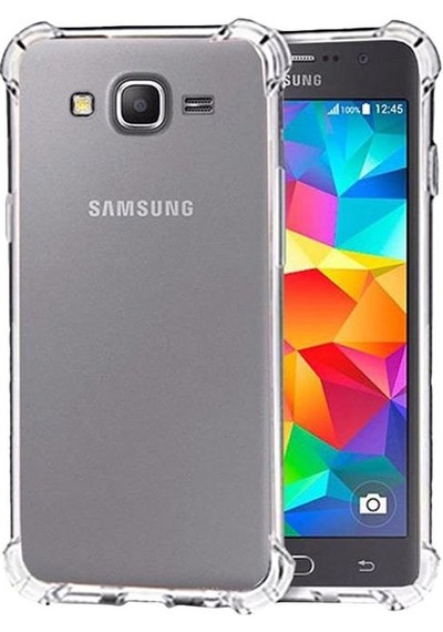 Samsung Uyumlu Galaxy J7 Şeffaf Airbag Köşe Korumalı Antishock Silikon Kapak