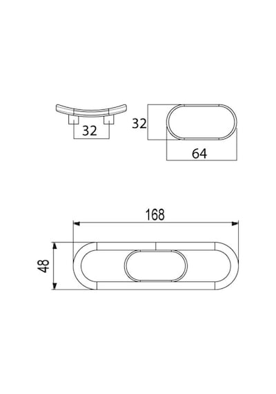 Lüks Trend 32 Mm 4 Adet Mobiya Yatak Odası Tv Ünitesi Konsol Çocuk Ve Genç Odası Kulp Krom