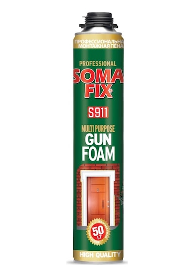 12 Adet 750 ML-850 G Somafix Tabancalı Poliüretan Köpük