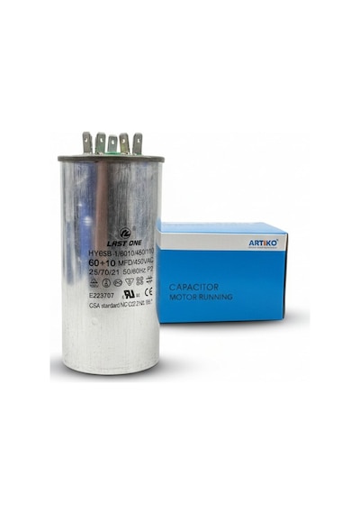 Kondansatör Klima 60+10 Uf