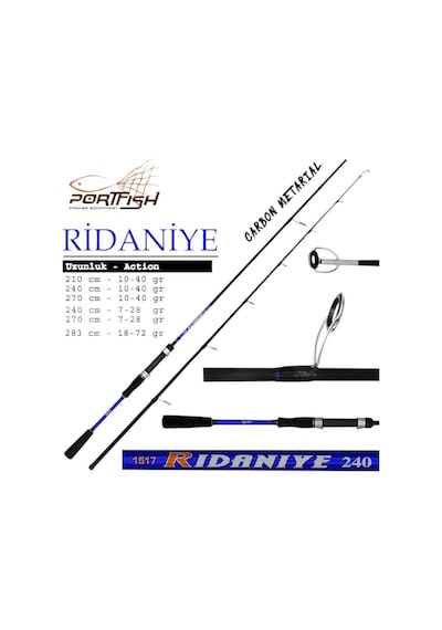 Portfish Ridaniye Spin Kamışı 270 Cm 7-28 Gr