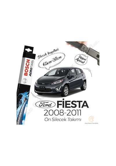 Ford Fiesta Muz Silecek Takımı 2008-2011 Aerotwin