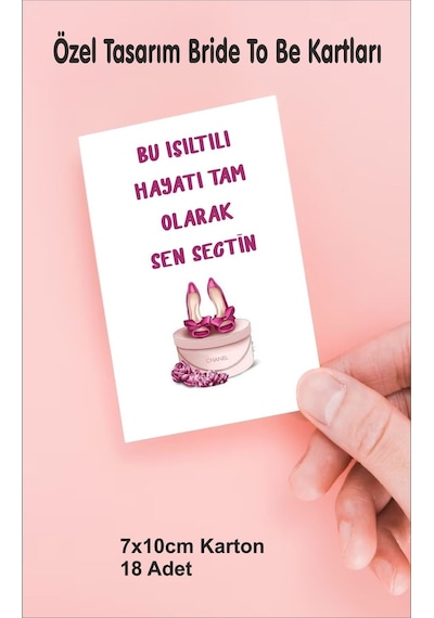 Bekarlıga Veda Bride To Be Kartları 18 Adet