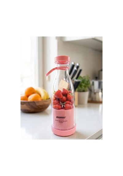 Şarjlı Taşınabilir Blender Usb Kablosuz Smoothie Yapıcı Pratik Kullanım