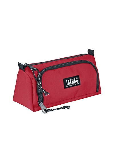 Jacbag Prime Xl-lastik Ayraçlı İki Bölmeli Kalem Kutusu Prime Xl-kırmızı renkli