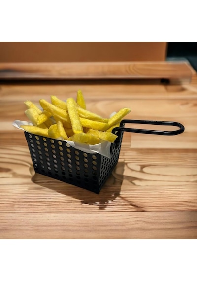 Mini Patateslik, Firütöz Sepeti, Patates Kızartma Sunum Sepeti, Cafe, Restaurant Burger Sunum, Servis Ekipmanı Model Diğer