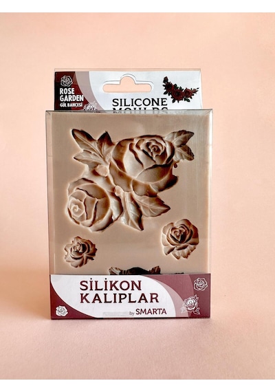 Silikon Kalıp-gül Bahçesi Seti Bayaz