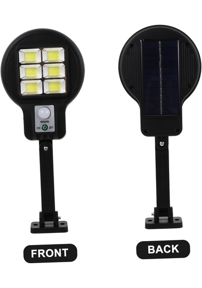 Solar Güneş Enerjili Sensörlü Mini Duvar Lambası 48 Led Cl182-6