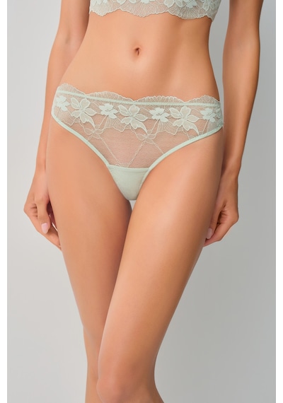 Suwen Scarlet Dantelli Brazilian String Külot Wsl10210205298 Su Yeşili