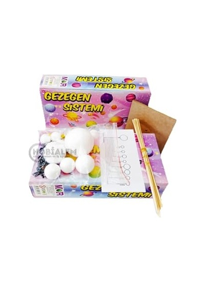 Gezegen Sistemi Maketi, 9 Parça, Güneş Sistemi, Eğitici Maket, Model Gezegenler