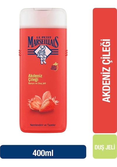 Le Petit Marseillais Akdeniz Çileği Banyo ve Duş Jeli 400 ML