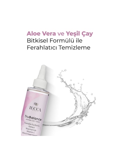Lucca Beauty Trubalance Karma Ciltler için Tonik 200 ML
