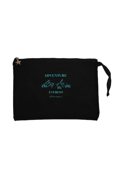 Adventure Everest Siyah Clutch Astarlı Cüzdan / El Çantası Siyah