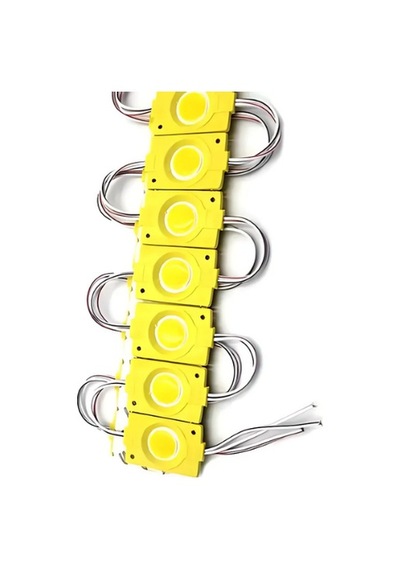 Tekli Su Geçirmez 12 Volt 2.4 Watt Modül Led Sarı 10 Adet