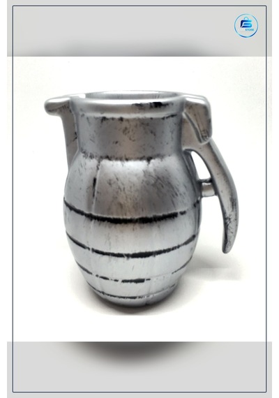 El Bombası Görünümlü Sigara Hazneli Kül Tablası 11x13x9 Cm Dekora