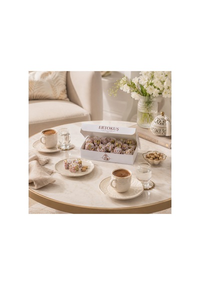 Isparta Doğal Gül Aromalı Duble Antep Fıstıklı Lokum 250 Gr, Çifte Kavrulmuş, %100 Şeker Pancarı - 879991715