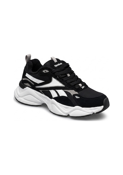 Reebok Charge Run Kalın Taban Fileli Sneaker Erkek Spor Günlük Ayakkabı Siyah-gri