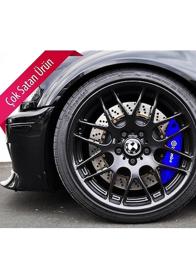 Land Rover Range Rover Evoque Uyumlu Brembo Fren Disk Kaliper Kapağı Mavi Renk 4'lü Yağ Hortumlu