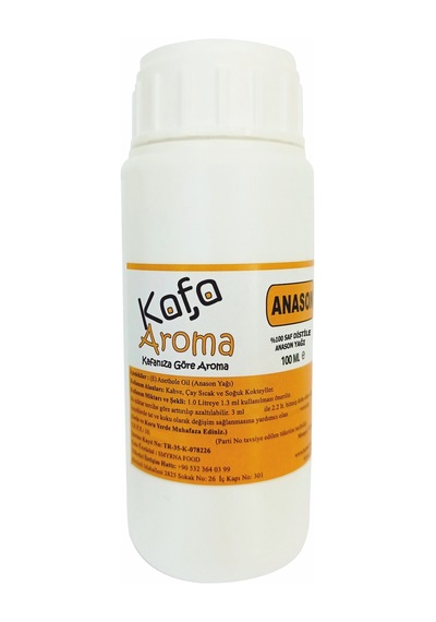 Kafa Aroma Saf Anason Yağı 100 ML