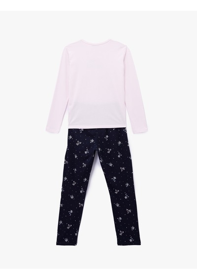Koton Pamuklu Bisiklet Yaka Uzun Kollu Pijama Takımı Lacivert Desenli 6wlk40141mk Lacivert Desenli Koton Pamuklu Bisiklet Yaka Uzun Kollu Pijama Takımı Lacivert Desenli 6wlk40141mk Lacivert Desenli
