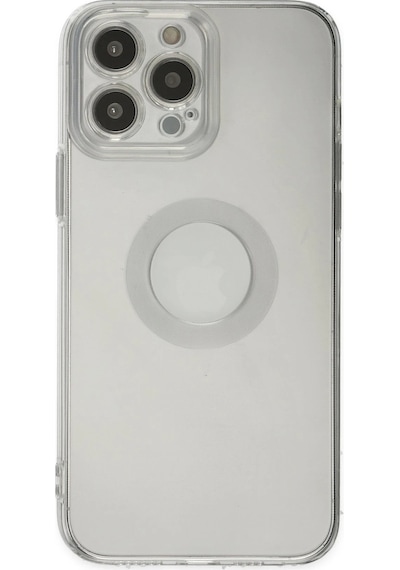 Newface - 914 - iPhone Uyumlu 13 Pro Max Kılıf Santa Lens Silikon - Csmo-tex - - Şeffaf