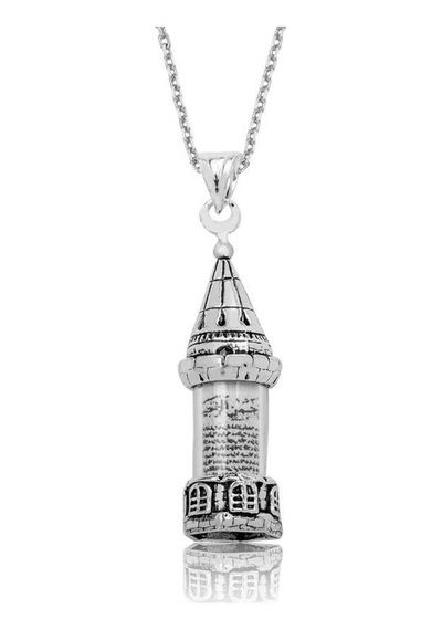 Gümüş Minareli Cevşen Kadın Kolye (551161805)