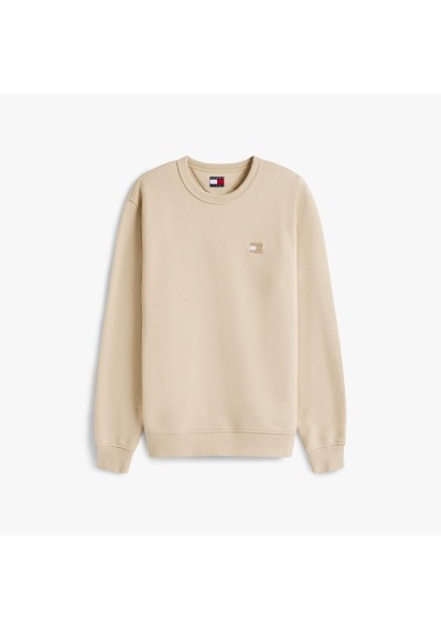 Tommy Hilfiger Tjm Reg Badge Crew Ext Erkek Yeşil Sweatshirt - Dm0dm20660