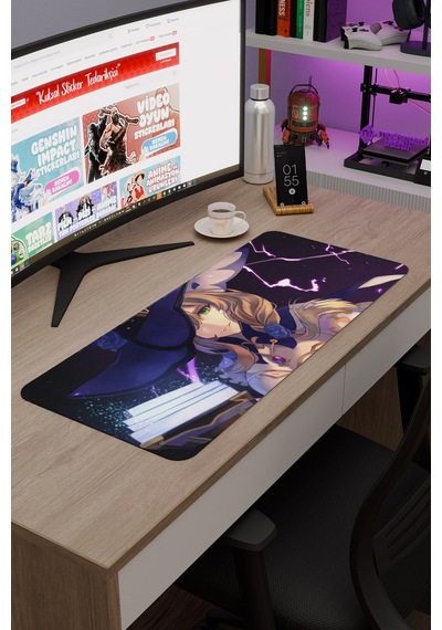 Lisa Genshin Impact Anime Oyuncu V4 - 70x30 Xl Gaming Mouse Pad Fare Altlığı