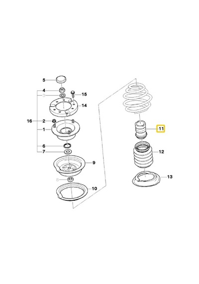 Bmw Uyumlu Ön Amortisör Takozu Febi Oem No 31331140140