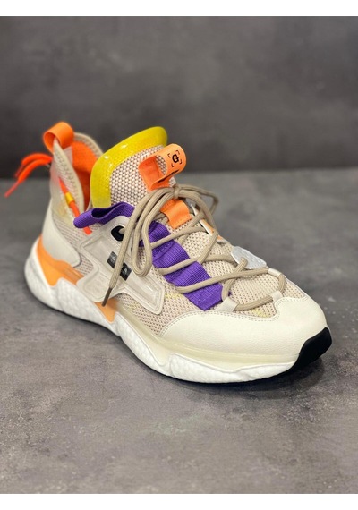 24y566 Bej Guja Sneaker Siyah