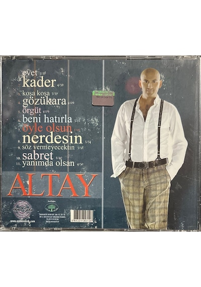 Müzik Cd'sidir Plak Değildir Cd Altay Öyle Olsun Cd