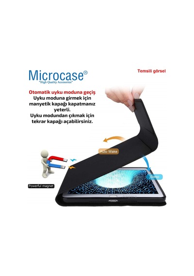 Huawei Uyumlu Mediapad T5 10.1 Inch Sleeve Serisi Standlı Deri Kılıf