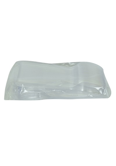 Lokman Avm Lüks Çatal Sert Plastik Şeffaf 50 Adet 1 Paket Şeffaf