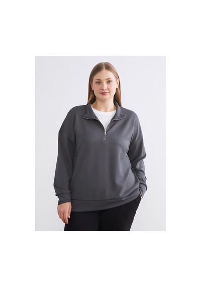 LC Waikiki Alıta Cıty Farkıyla Lcw Comfort Antrasit İnterlok Düz Sweatshirt Antrasit - 924122396 Antrasit LC Waikiki Alıta Cıty Farkıyla Lcw Comfort Antrasit İnterlok Düz Sweatshirt Antrasit - 924122396 Antrasit