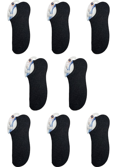 Ragi Store 8'li Sıfır Bilek Unisex Çorap Antrasit