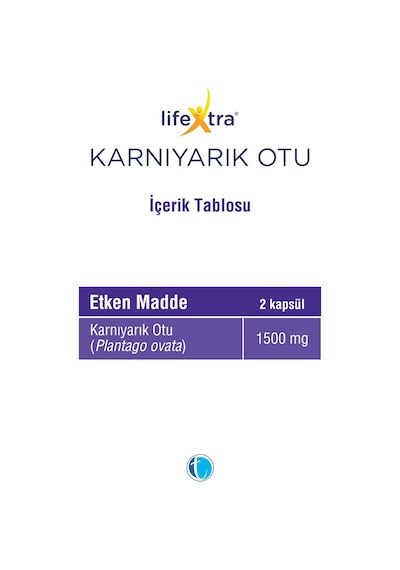 Lifextra Karnıyarık Otu 750 MG 120 Kapsül