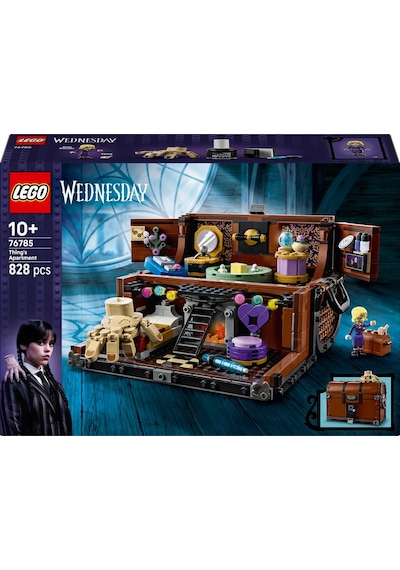 LEGO® Wednesday Şey’in Dairesi 76785 - 10 Yaş ve Üzeri Çocuklar için Koleksiyonluk Yaratıcı Oyuncak Yapım Seti (828 Parça)