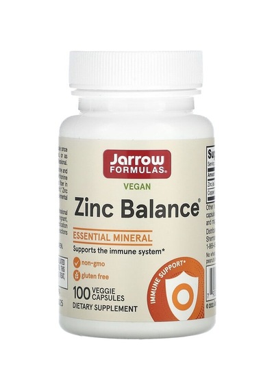 Jarrow Formulas, Vegan Zinc Balance, 100 Vegetable Capsules