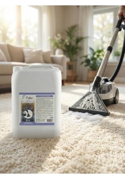 Makine Halı Şampuanı 5 Litre - Tüm Makinelere Uygun Halı Deterjanı - Üstün Leke Çıkarma