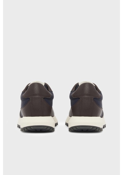 Emporio Armani Logolu Sneaker Ayakkabı Erkek Ayakkabı Em003738 Af19532 M6494 Kahve-lacivert Emporio Armani Logolu Sneaker Ayakkabı Erkek Ayakkabı Em003738 Af19532 M6494 Kahve-lacivert