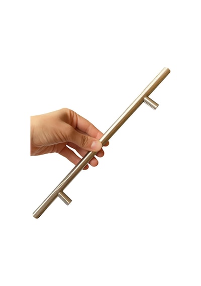 Boy Kulp İnox 192 Mm Kulp Mobilya Mutfak Dolabı Çekmece Dolap Kapak Kulpu Kulbu Metal Kulpları Bej