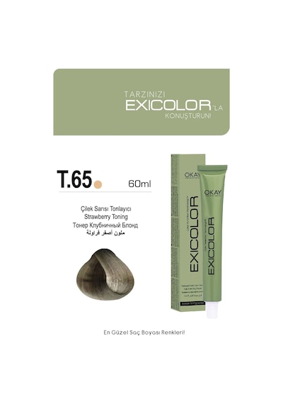 Exicolor T.65 Çilek Sarısı Tonlayıcı